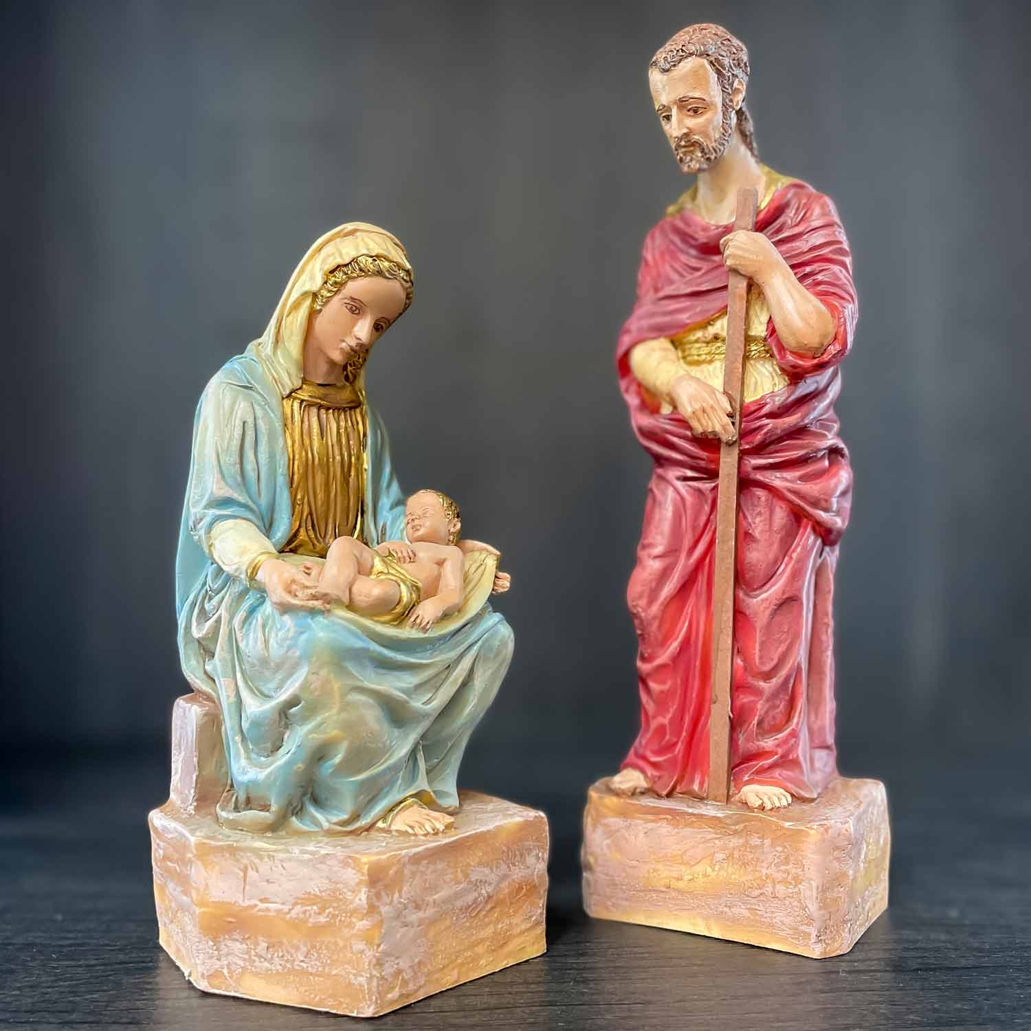 Nacimiento de Torreciudad - 2 figuras (21 cm. altura)