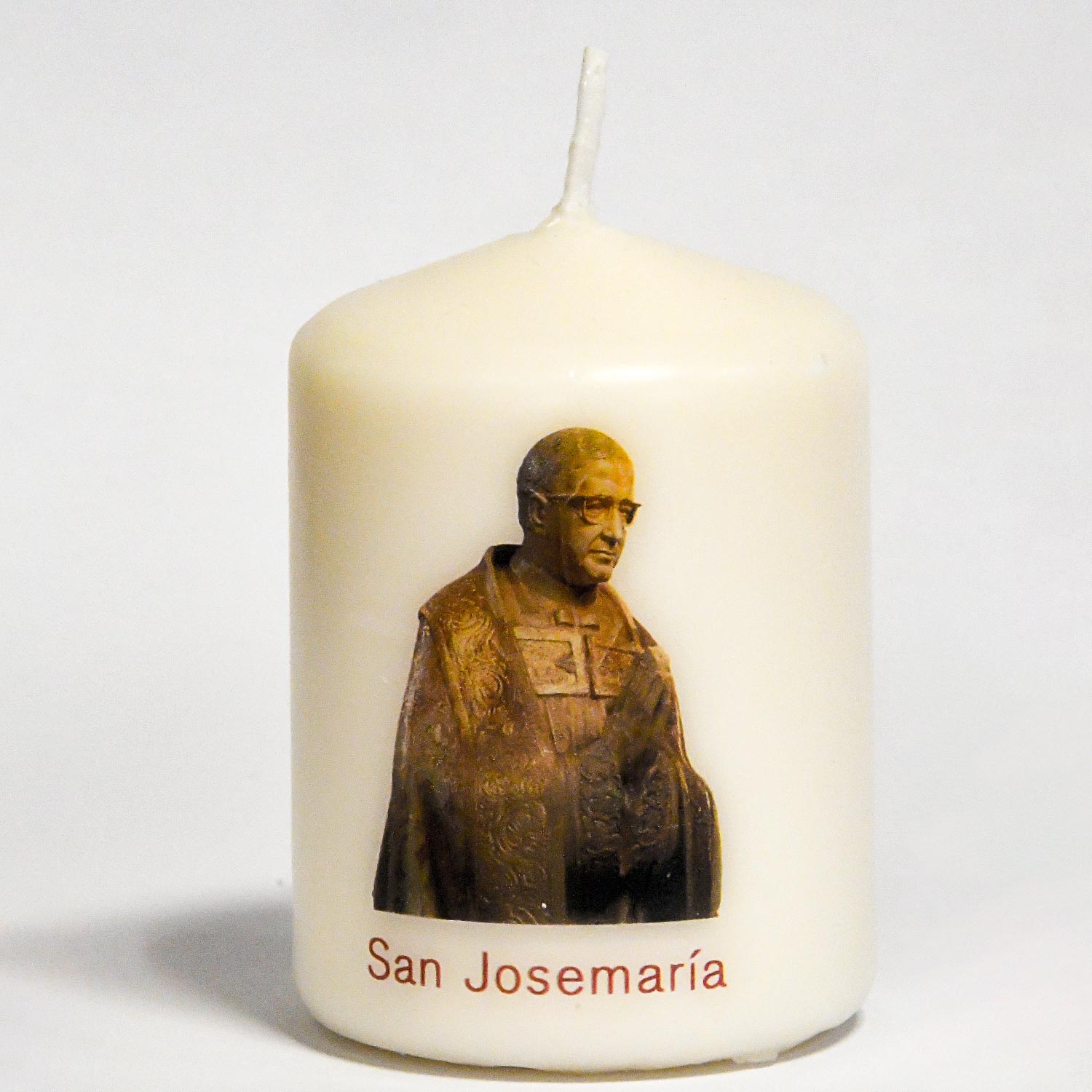 Vela con foto pequeña de San Josemaría