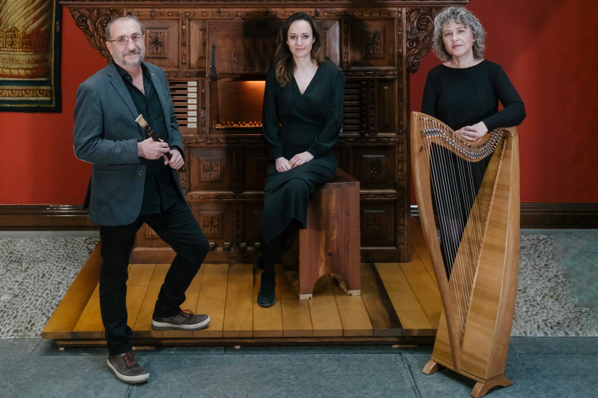 Ciclo de Órgano - Trío «Organumundi»: Pilar Gonzalvo (arpa), Miguel Ángel Fraile (viento tradicional) y Ana Mínguez (órgano)